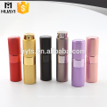 8ml colorful travel carry used refill middle twist up spray aluminium perfume atomizer